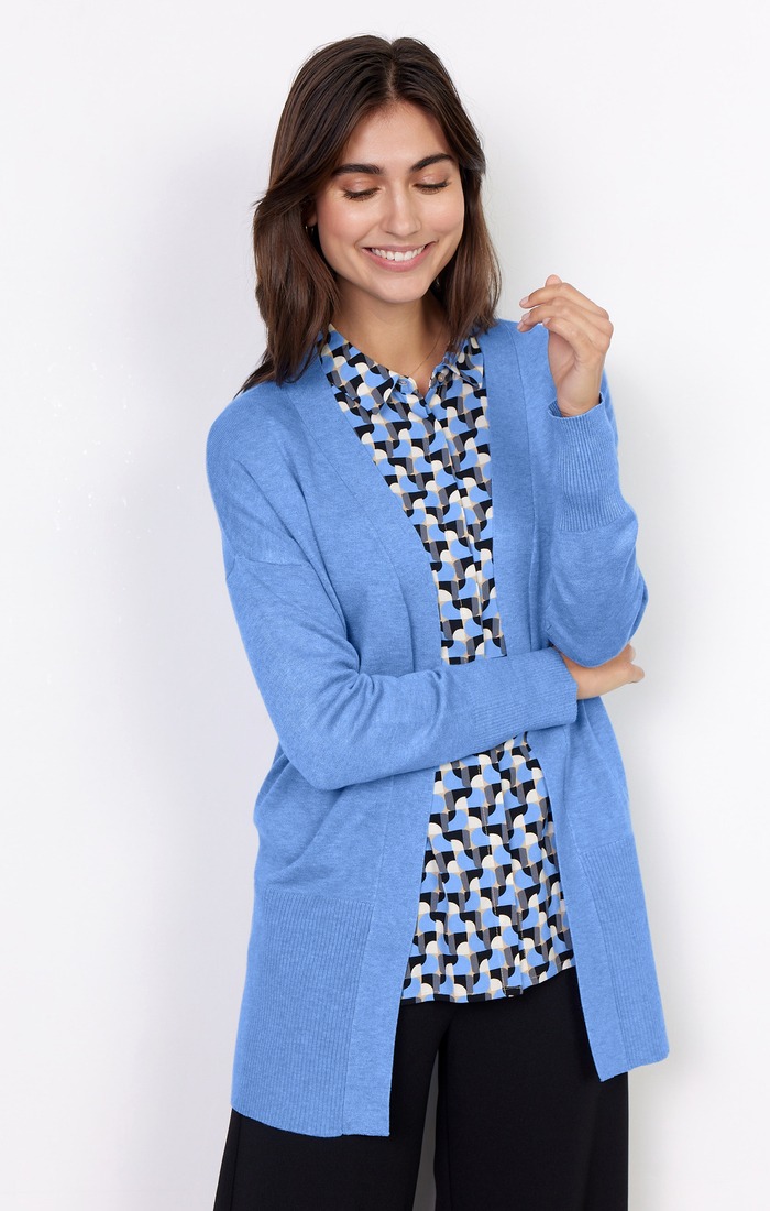 SOYACONCEPT CARDIGAN 39004 dollie 523 Blå · Moxi & Frandsen