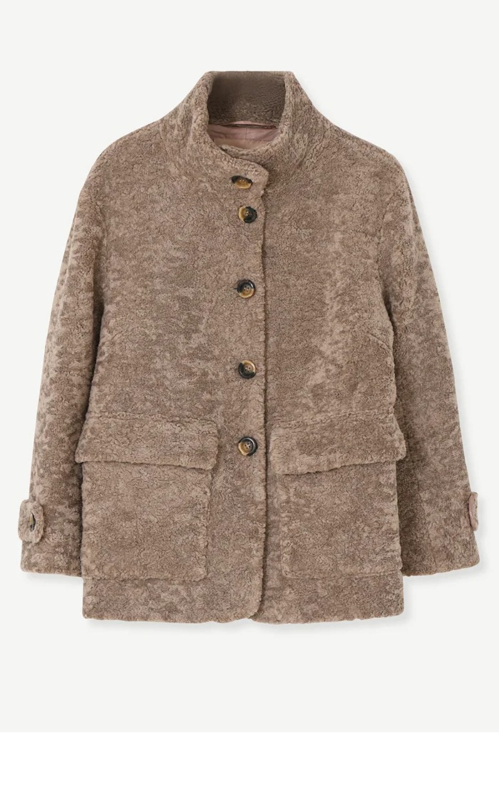 GUSTAV JAKKE 50310 maddy fake fur coat · Moxi & Frandsen